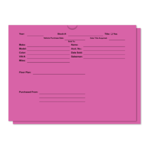 A Plus Buff Deal Jackets For Auto Sales – Letter Size, 32# Paper, Single Pocket (Qty: Buff 500)