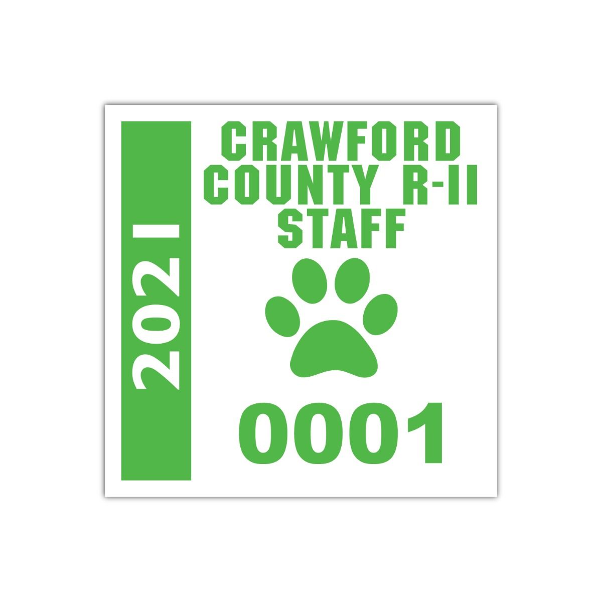 Inside Application Parking Stickers
