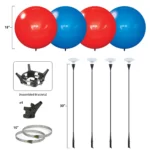 Reusable Balloon H - DuraBalloon® Light Pole Kit - 4 Pack (We have specials for Dunkin too) - Image 3