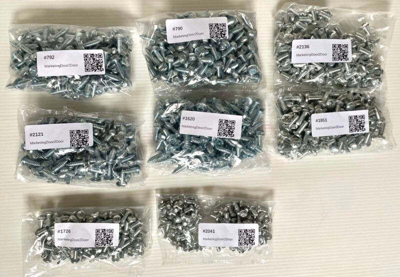 License Plate Screws - Match eBay Combo 600 Screws of Your Choice for $50 + FREE SHIPPING