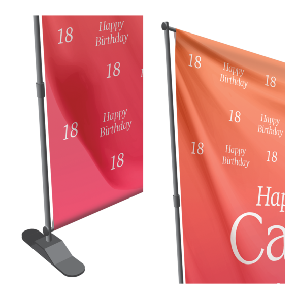 Custom Banner - Backdrop Banner Stand - Image 2