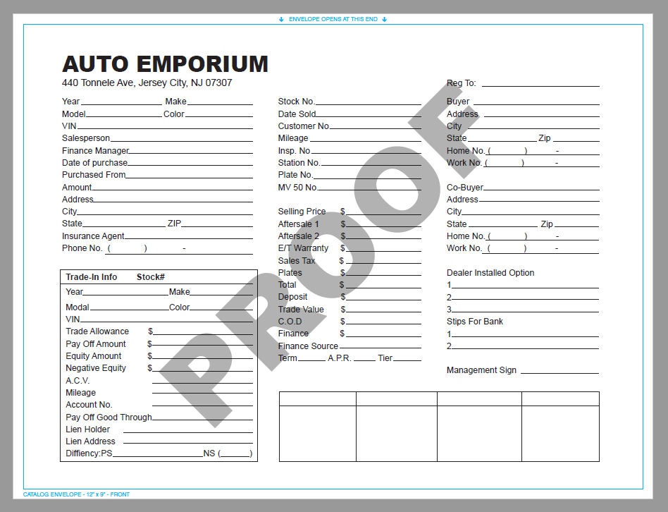 Custom Printed Catalog Envelopes 9" x 12" - Image 2