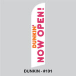 Swooper Flags - Custom 12 ft high - (Dunkin Donuts) - Image 16