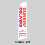 Swooper Flags - Custom 12 ft high - (Dunkin Donuts) - Image 9