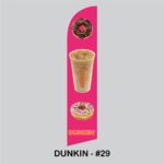 Swooper Flags - Custom 12 ft high - (Dunkin Donuts) - Image 11