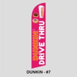 Swooper Flags - Custom 12 ft high - (Dunkin Donuts) - Image 6