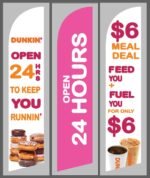 Swooper Flags - Custom 12 ft high - (Dunkin Donuts) - Image 3