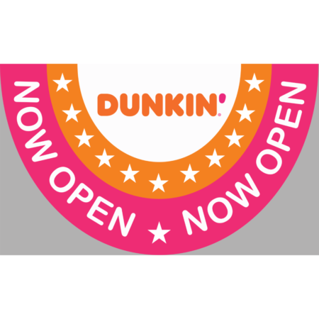 Custom Flags- Dunkin - Fan Flag