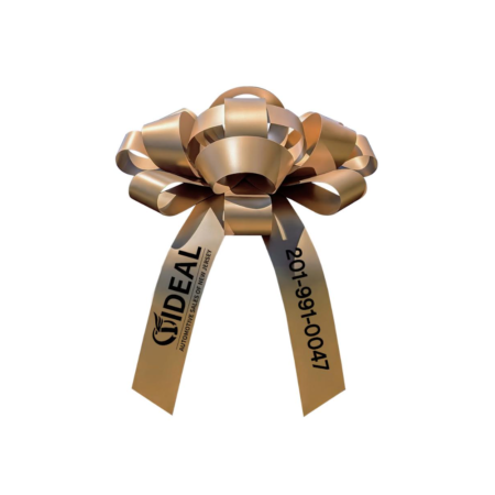 Bows- 30 Inch Car Bow- Custom Print on the 2 Tails